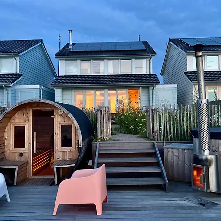 Mooie Watervilla Met Hottub En Sauna Vp074 Wieringerwerf
